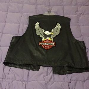 Roundtree and Yorke Leather Vest